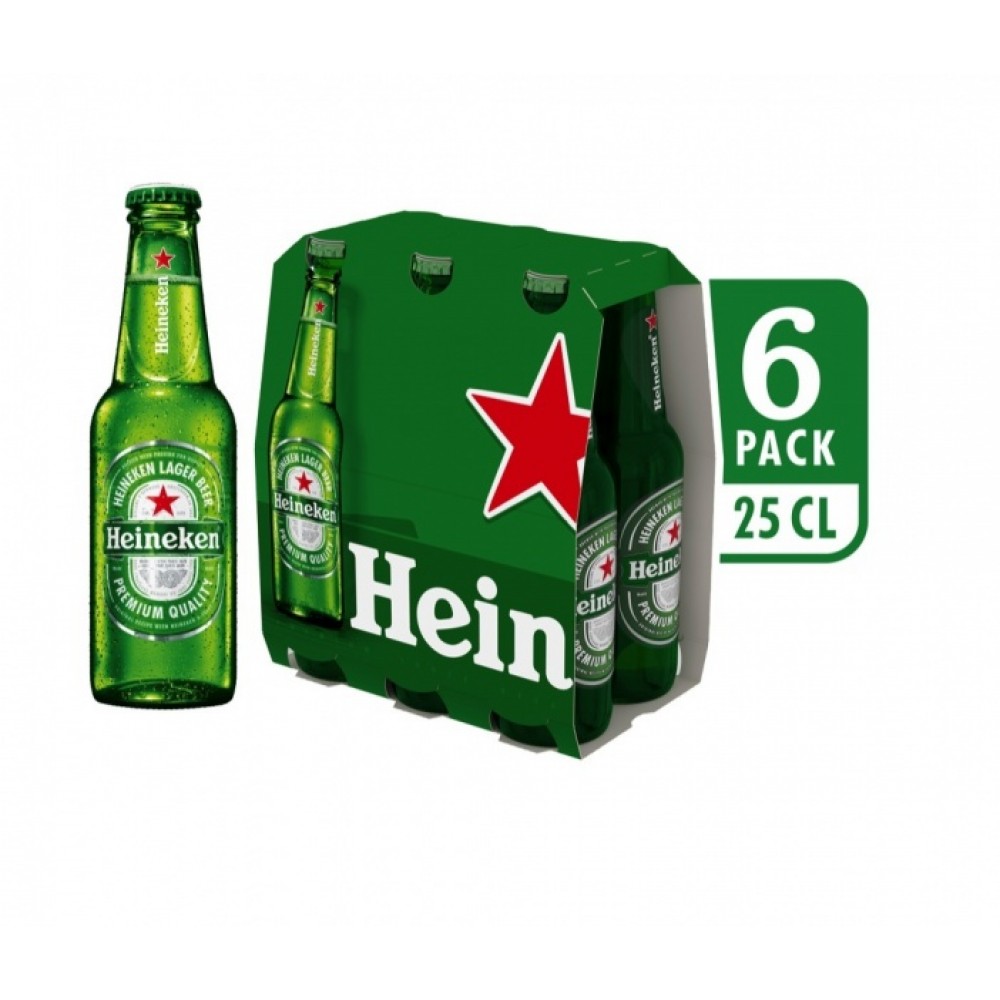 Heineken  4x6x0,25 üveg/Mp/6 5%