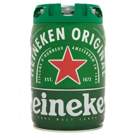 فقير الديباجة رعاية  Heineken 5L /Party hordó/5%