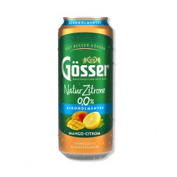 Gösser 0% Mangó-Citr. 0,5L dob DRS