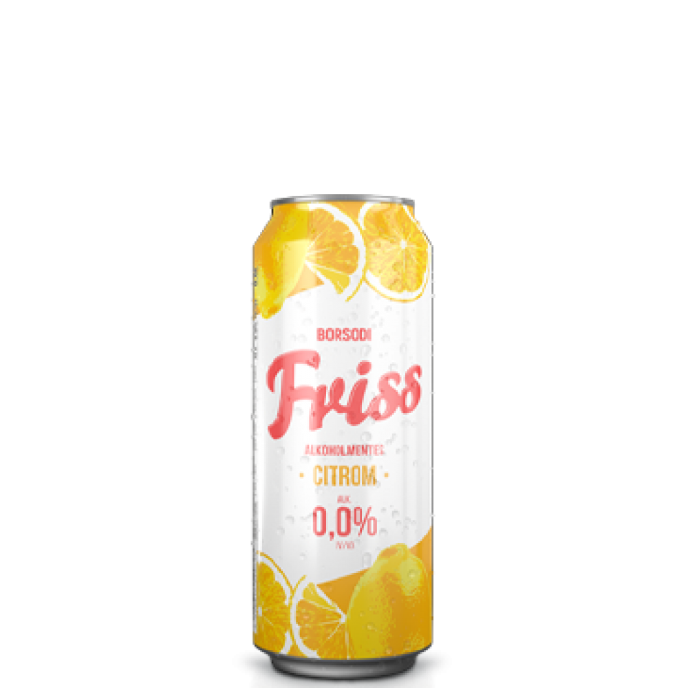 Borsodi  Friss citrom 0,5 dob 0%/24