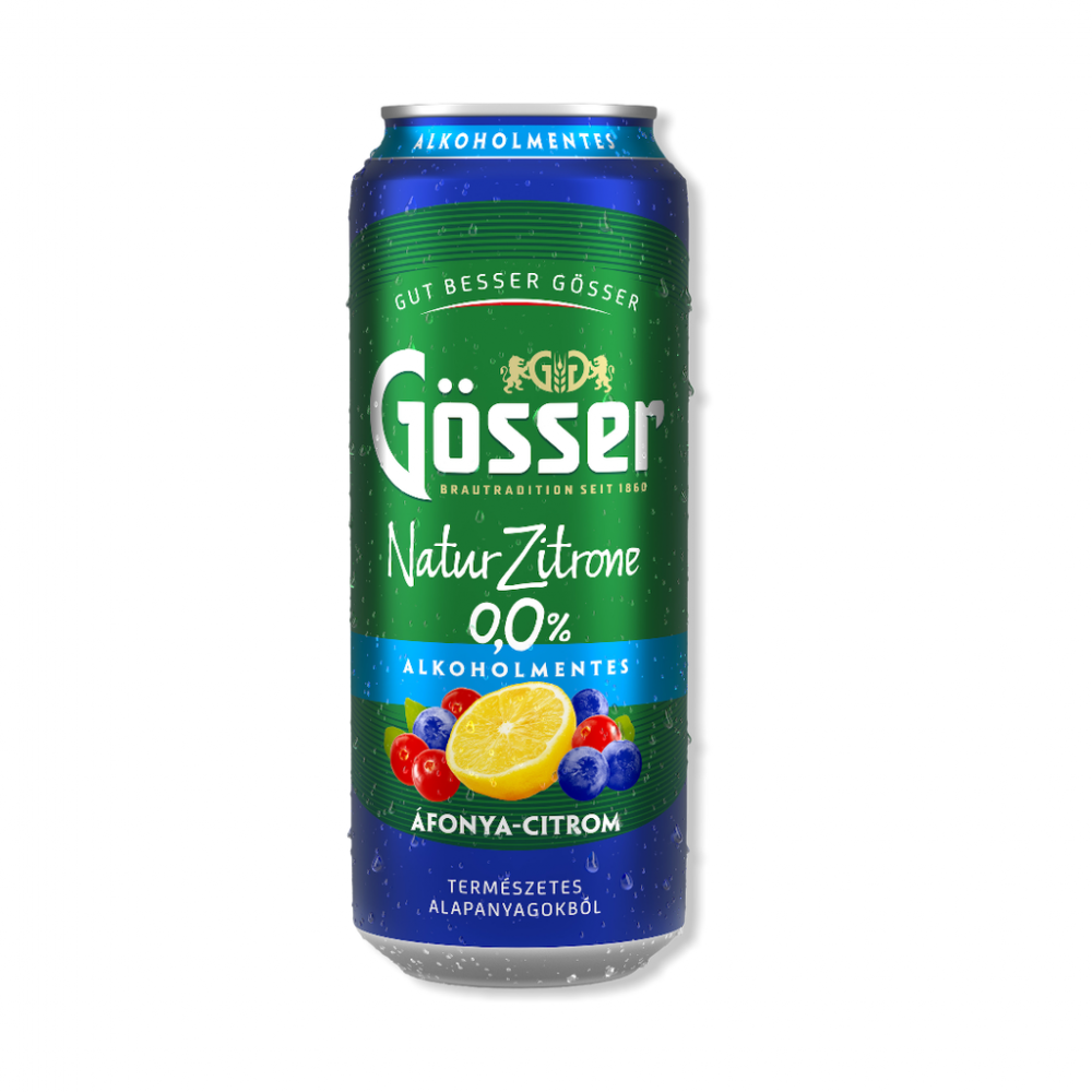 Gösser 0% Áfony-Citr. 0,5L dob DRS