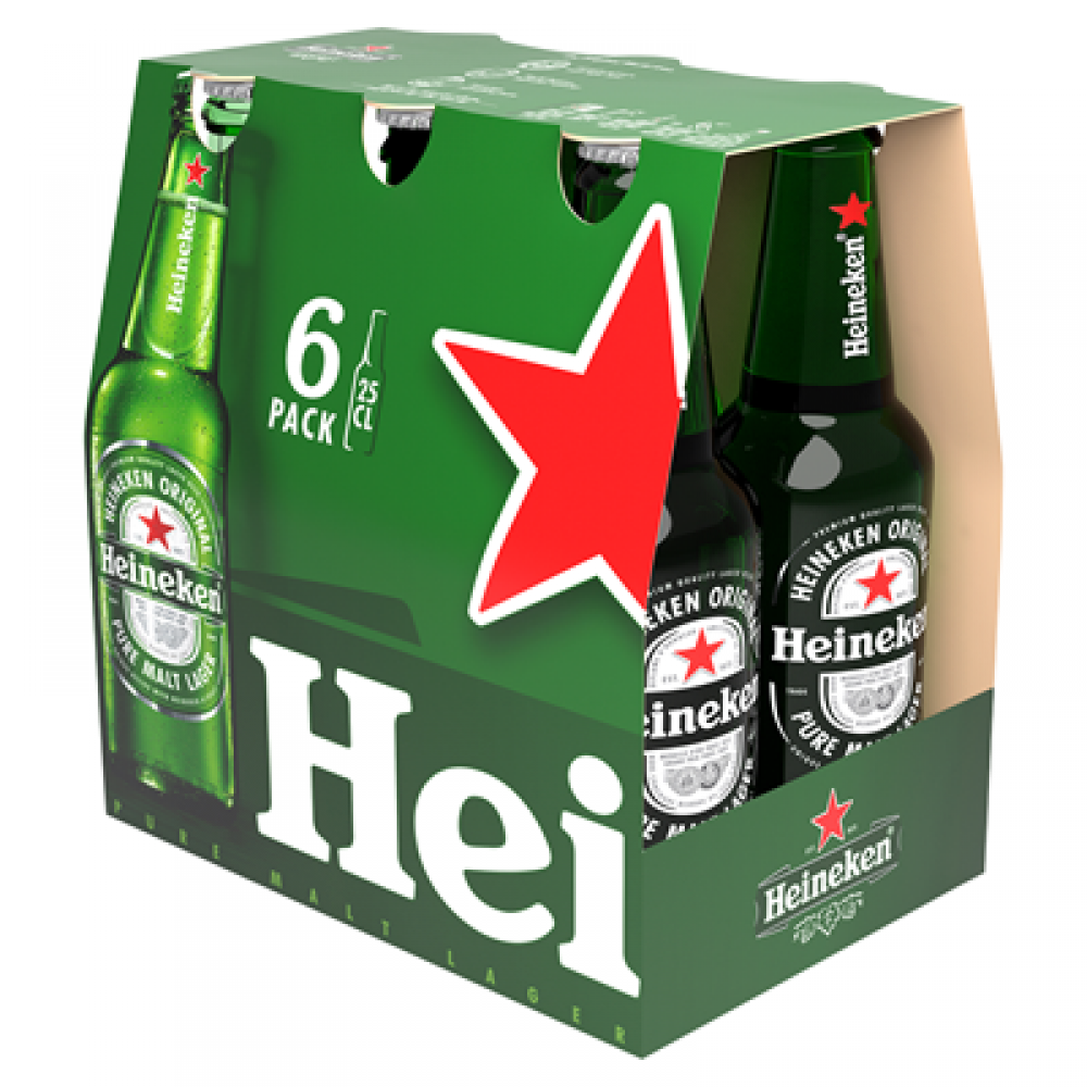 Heineken  0,25 l üv 6MP 5% DRS
