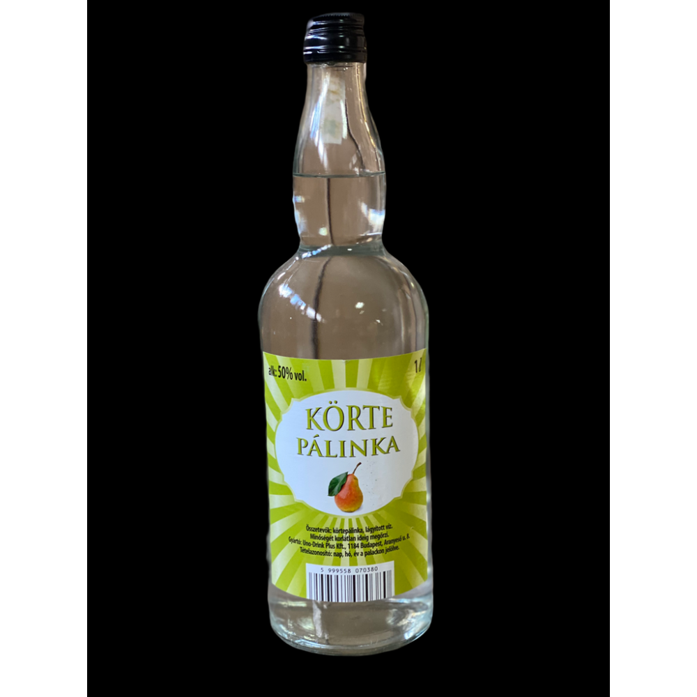 Körte pálinka 50% 1l/12