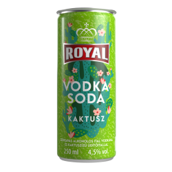 Royal  0,25 VodkaSoda Kaktus4,5% DRS