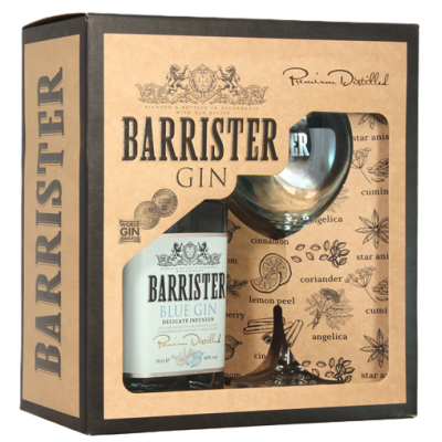 Barrister Kék Gin+p. 40%0,7l DD