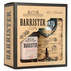 Barrister Pink Gin+p. 40% 0,7l DD