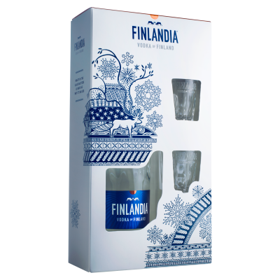 Finlandia 0,7 Vodka 40%DD.+2poh DRS