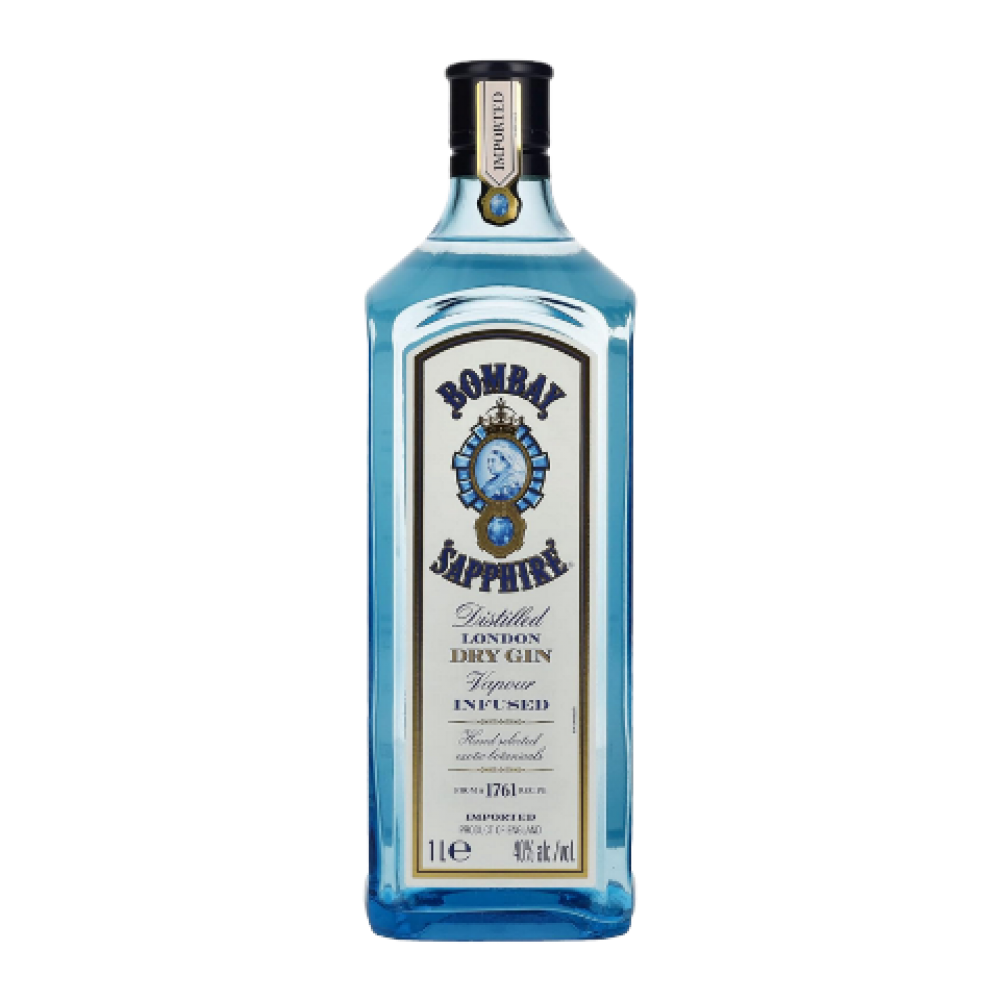 Bombay 1L Sapphire Gin 40% DRS