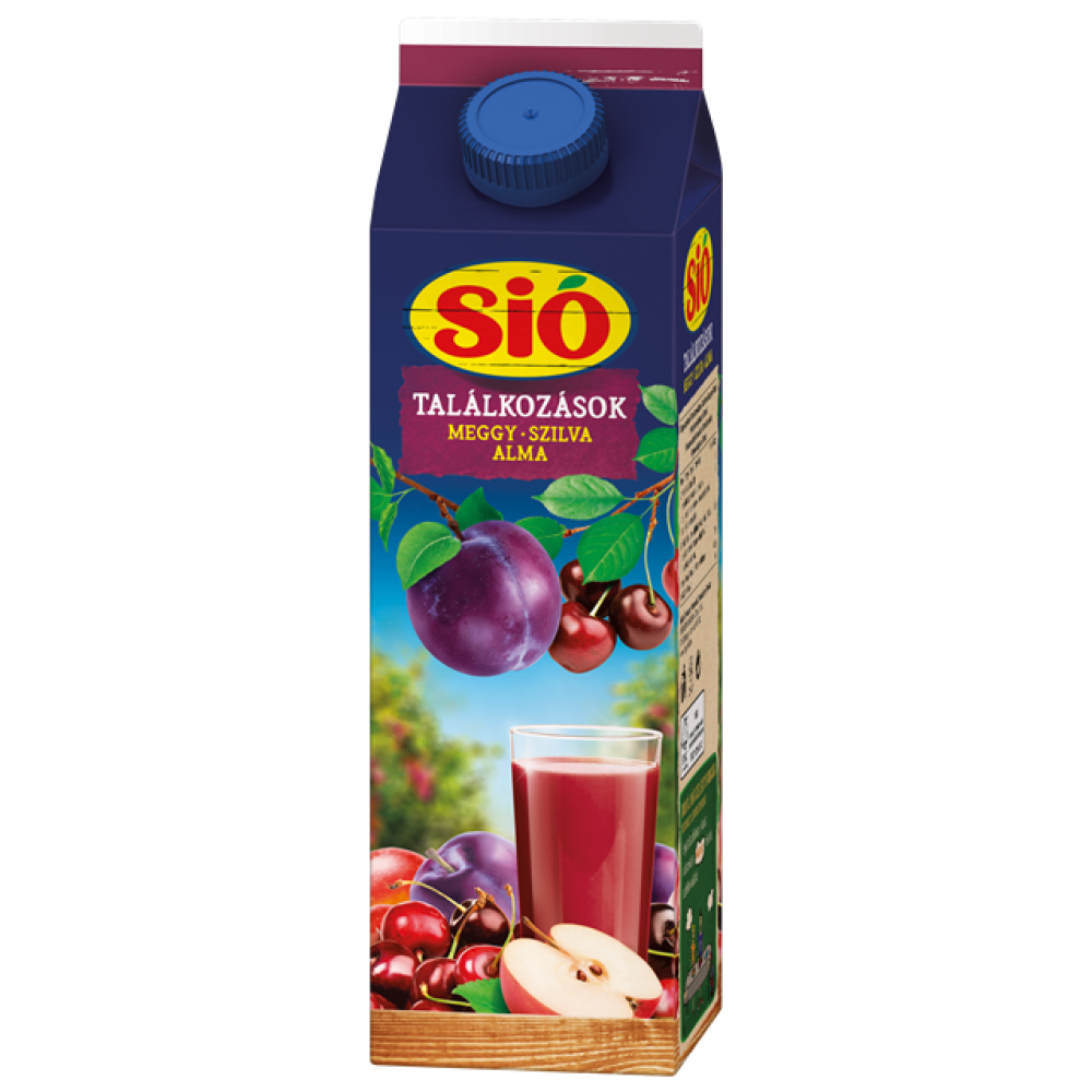 SIO Meggy-szilva-alma 12%1L/12