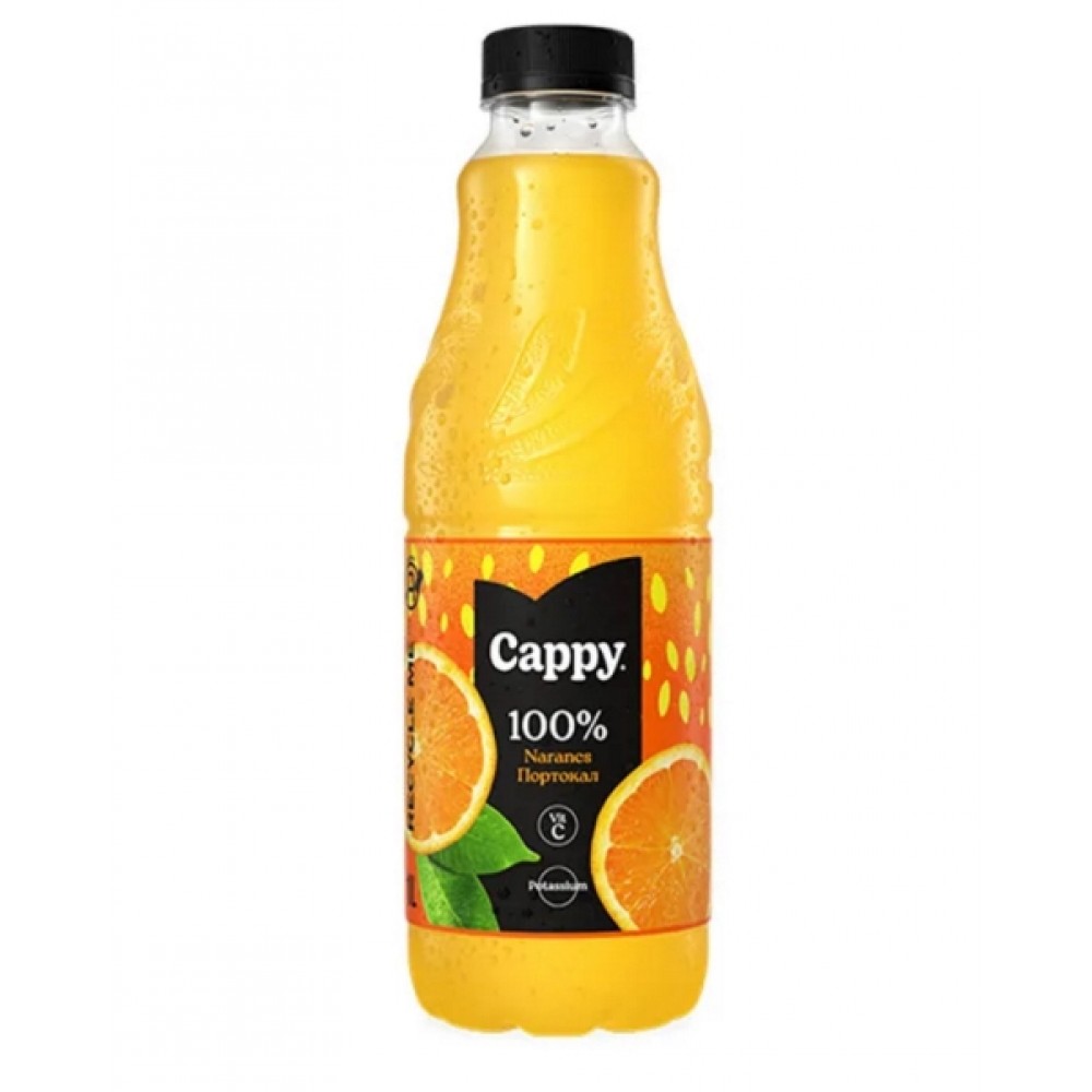 Cappy 1L Narancs gy.hus 100% DRS