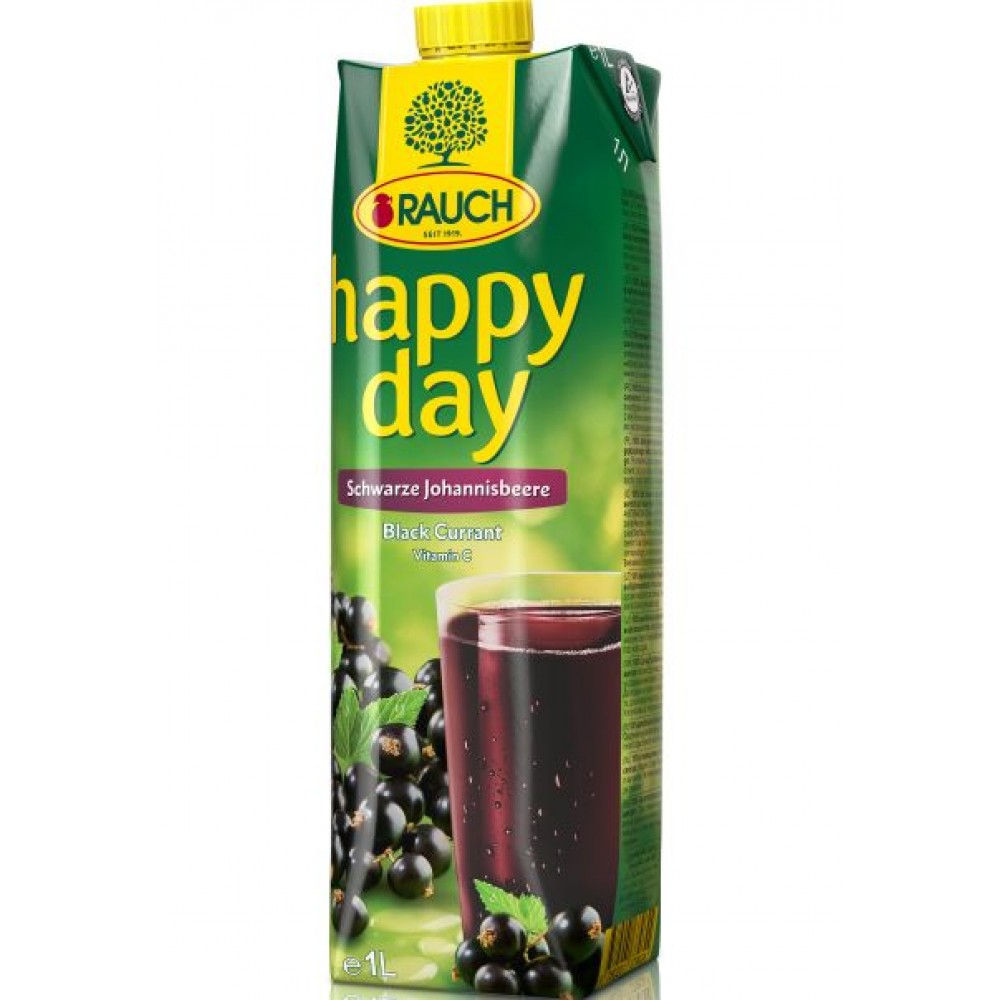 Happy Day Feketeribizli25%1L/12