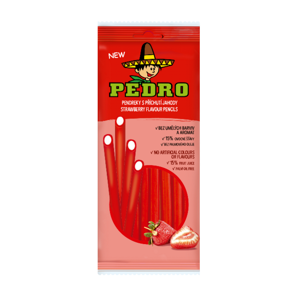 Pedro Strawb.pencils gumic.80g/20