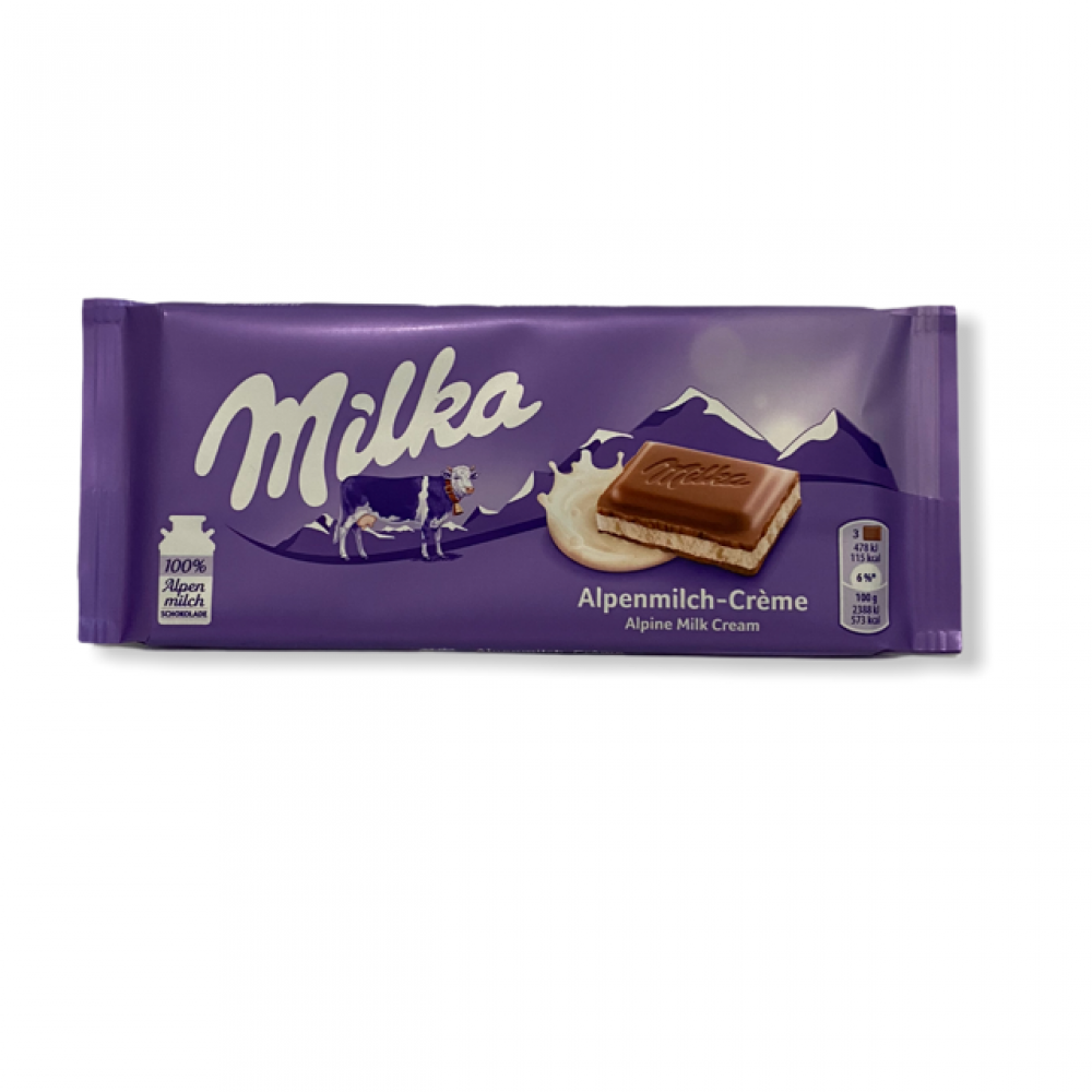 Milka  100g Alpine Milk Cream/22