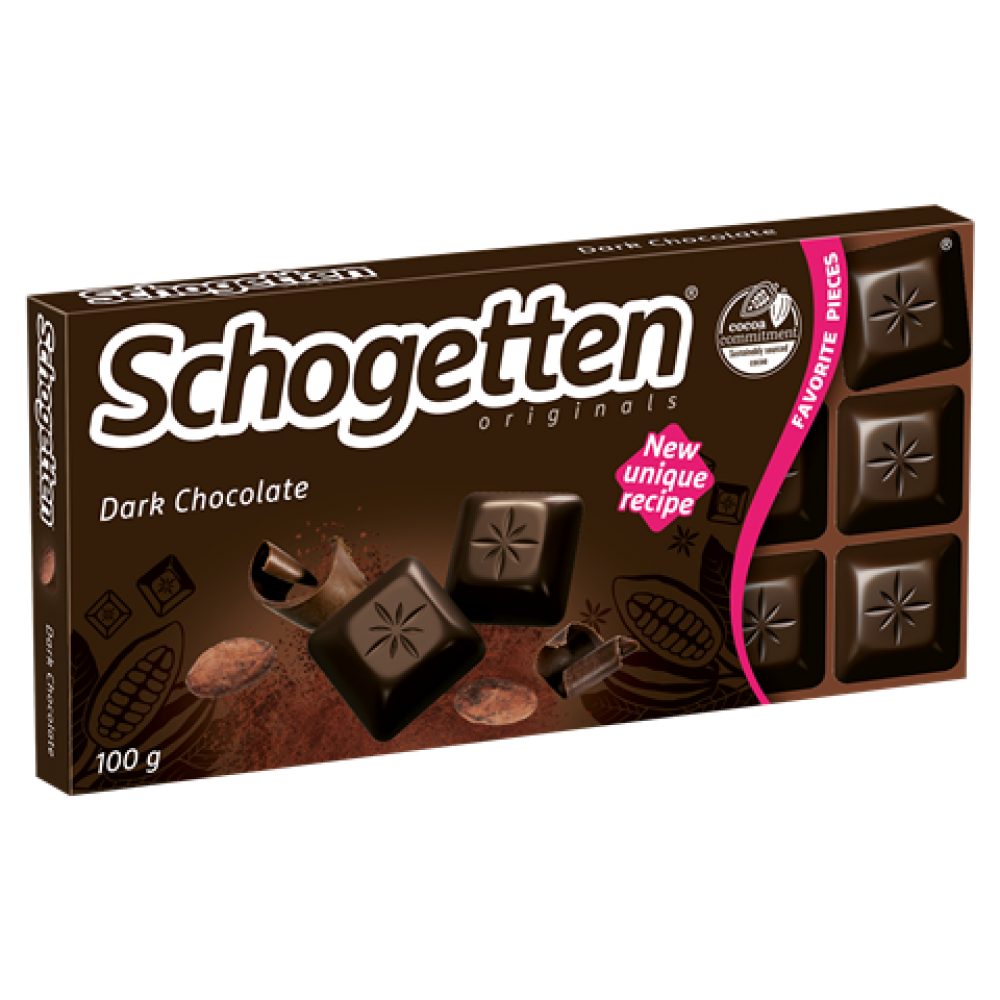 Schogetten Étcsokoládé 100g/15