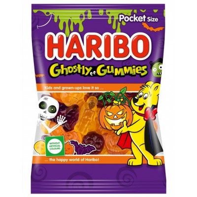 Haribo Ghostly Gummies 80g/30 Haribo Ghostly Gummies 80g/30