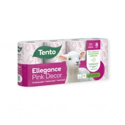 TENTO Eü.papir 8t.3r. Pinkdekor /7