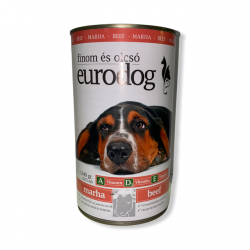Euro Dog Kutyakonz.1240g/marhás/12